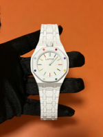 Montre mécanique automatique de luxe haut de gamme pour homme, étanche, avec réserve de marche, aiguilles lumineuses de haute qualité et bracelet en céramique