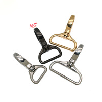 Kait Putar D-ring Berkualitas Tinggi, Pengait Logam Tugas Berat, Gantungan Kunci, Gesper Tas, Klip Anjing, Gesper Webbing, Logo Warna Kustom