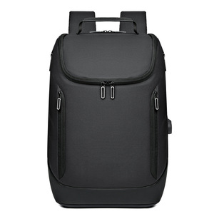 High-End Men's Simple Casual Fashion Backpack Multi-Functional Business Bag Waterproof New Cross-Border Polyester - Product Image 6
