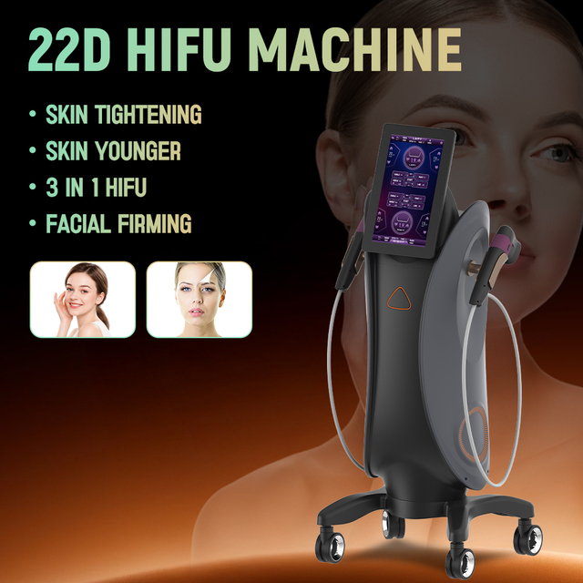 22D Hifu Facial Firming Machine Eyes Lifting Vaginal Tighten Remove Scars Acne Shrinking Pores 22D Hifu Machine