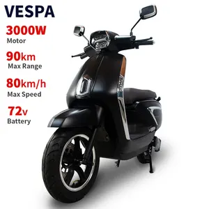 Üretici 3000W 80 KM/h maksimum hız 90KM uzun menzilli yetişkin elektrikli pedal scooter