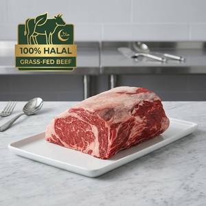 Rollo de Ribeye de Res Congelado Halal de Grado A al por Mayor |   Filete de Res Sin Hueso, Alimentado con Pasto, para Restaurantes de Carnes - Product Image 1