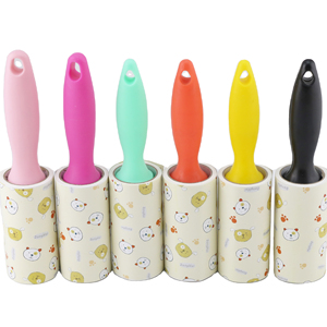 Oem 5 rouleaux en vrac de ruban adhésif en spirale pour enlever les peluches, collant, couverture pour animaux de compagnie, tapis, vêtements, cheveux, avec rouleau à peluches - Product Image 2