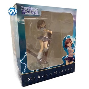 Figura de Anime de Mikoto <span class=keywords><strong>Misaka</strong></span> con Uniforme Escolar de A Certain Magical Index, Modelo de Plástico para Venta al Por Mayor - Product Image 5