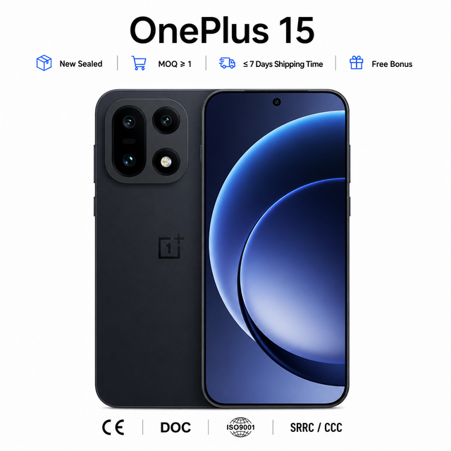 Monster Performance OnePlus 15 5G Octa Core CDMA Snapdragon8 Elite Gen5 7300mAh Battery 120FPS Gaming 1.7" 2K AMOLED Hasselblad
