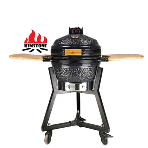 KIMSTONE all'ingrosso all'aperto in ceramica kamado griglia a carbone barbecue coreano komodo grill con ripiano da tavolo in vendita - Product Image 1
