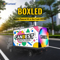 Panneau d'affichage mural LED polychrome pour camion P4 4Mm Panneau d'affichage publicitaire numérique LED mobile pour Box Van