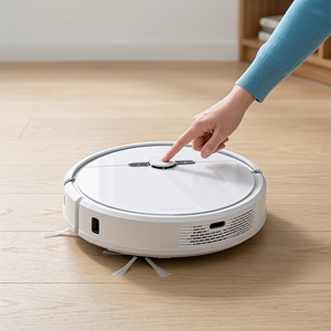 Robot Vacuum, QD2-002, HEPA Filter Powerful Suction Anti-Tangle Smart 3-in-1 Sweeping <b>Mopping</b> Robert Whole-House Cleaning - Product Image 4