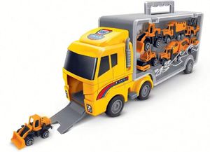 Ensemble de transport pour tout-petits avec 1 grand camion et 6 mini voitures jouets, cadeau idéal pour les enfants - Product Image 3