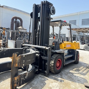 Chariot élévateur diesel d'occasion TCM FD25T3 7 tonnes avec moteur d'origine, origine japonaise, mât à trois étages - En stock et livraison rapide - Product Image 4