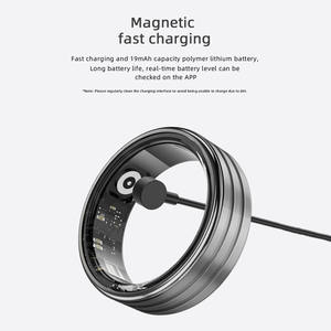 2024 Dropshipping personalizado deportes R08 temperatura Gps Bluetooth musulmán oro inteligente salud lectura rastreador anillos con aplicación para hombres R08 - Product Image 2