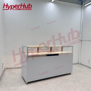 Vitrina Refrigerada para <span class=keywords><strong>Pastelería</strong></span> de Una Sola Capa, Sistema de Circulación de Aire Frío, Antivaho, Exhibición Clara para Panadería - Product Image 2