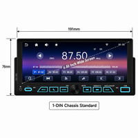 Lecteur MP5 pour voiture HD 6,86 pouces avec écran tactile, Bluetooth 5.0, radio FM stéréo, vente en gros directe d'usine