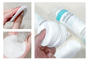 150/80 Pièces Rondes, Tampons de Nettoyage <span class=keywords><strong>Coton</strong></span> Cosmétique Pur pour Femme, Dissolvants Maquillage Visage et Ongles, Pour Tonique - Product Image 6