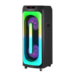 JBA Dual 12 Inch Bluetooth <b>Speaker</b> 3060W Party Outdoor Karaoke With Battery <b>USB</b> TF Card Support - Product Image 4