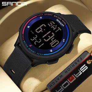 Reloj SANDA 6158 Minimalista, Delgado, con Esfera Grande, Luminoso, con Cuenta Regresiva, Resistente al Agua, Multifunción, Unisex - Product Image 6