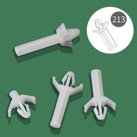 Carte de fixation en nylon plastique électronique Support de carte de circuit imprimé à 4.0 trous Boulon à vis G213-425 de colonne d'isolation de type avion en nylon