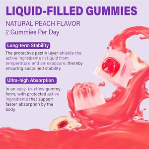 Gomitas Multivitamínicas para Mujer OEM con Multivitaminas A, C, D3, E, K2, <span class=keywords><strong>Complejo</strong></span> <span class=keywords><strong>B</strong></span>, Folato, Biotina, Calcio, Magnesio, Apoyo Energético - Product Image 3