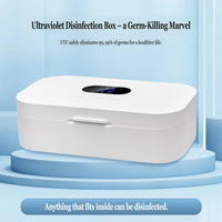 Stérilisateur d'outils à ongles sans fil rechargeable en plastique, boîte de stérilisation portable pour pincettes de manucure, ciseaux de tatouage