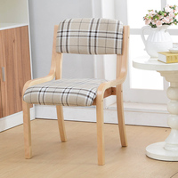 Chaises de salon, chaises modernes en bois massif courbé, fauteuils en cuir tissu, chambres, hôtels, salons, villas