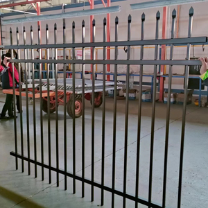 2025 hàng rào nhà blackyard với hàng rào thép cạnh tranh và cổng trong kho! - Product Image 1