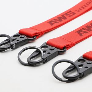 Personalized Car Wrap Brands Grand Opening Ceremony Gifts Custom Jacquard Durable Nylon Keychain <b>Lanyards</b> - Product Image 4