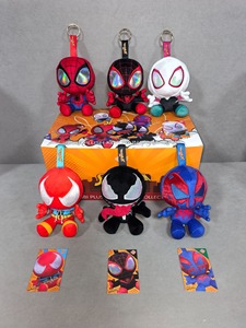 Authentique série de poupées en peluche <span class=keywords><strong>Spiderman</strong></span> Cosbi en PVC, boîte mystère à l'aveugle pour garçons et filles, avec des personnages sur le thème des animaux - Product Image 5