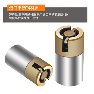 Stainless Steel Air Valve <b>Pin</b> 10 Mm Head Diameter Cylindrical Head Slotted Dowel <b>Pin</b> For Pneumatic Ejector Mold Accessories - Product Image 4