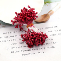 150 Pièces d'Accessoires Artisanaux : Étamines de Fleurs Artificielles Double Tête Effet Mat pour Scrapbooking DIY, Décoration de Gâteaux, Artisanat, Mariages et Décoration Intérieure