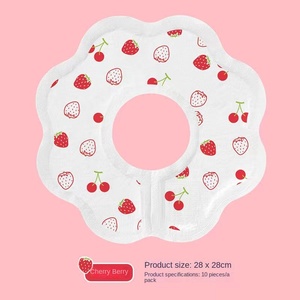 Dùng Một Lần 360 Độ Xoay Bé Drool Bib Không Thấm Nước Thấm Nước Cánh Hoa Thiết Kế Rửa Miễn Phí Cho Cô Gái Bé Trẻ Em Nước Bọt Khăn - Product Image 6