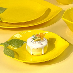 Plato de Fruta de Melamina Creativo para el Hogar Bestwares, Vajilla de Limón Duradera y Ecológica para Fiestas - Product Image 3