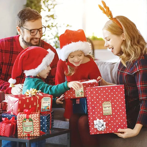 <strong>Personalised</strong> Viny <strong>Sticker</strong> <strong>Christmas</strong> Gift Wrapping <strong>Stickers</strong> Merry <strong>Christmas</strong> Label <strong>Stickers</strong> Santa Labels for for Kids - Product Image 6