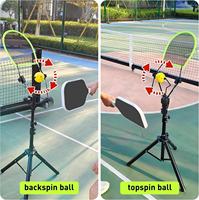 Entrenador de Pickleball Multifuncional de Alta Calidad para Niños, Rebotador Ajustable 360°, Ayuda Profesional para Entrenamiento de Tenis