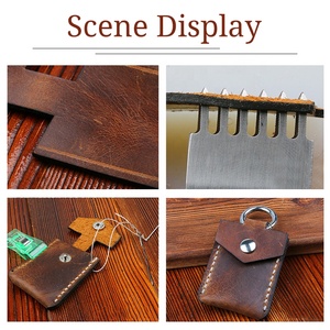 Hot Selling 4pcs 4mm <strong>Leather</strong> <strong>Hole</strong> <strong>Punch</strong> Working Tools 1/2/4/6 Prong Chisel <strong>Leather</strong> Punching Tool Set - Product Image 5