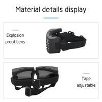 Lunettes de sécurité pour chiens RTS Anlorr 3037, lunettes de soleil tendance, protection pour chiens et chats, lunettes cool pour chiens, accessoires pour chiens