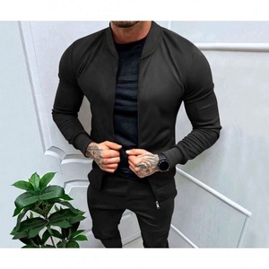 Veste de couleur unie à la mode pour adolescents, grande <span class=keywords><strong>taille</strong></span>, à porter décontracté, pour le printemps et l'automne - Product Image 3