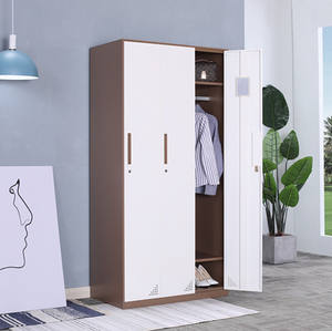 Fabricant de meubles professionnels en acier, 3 portes, <span class=keywords><strong>casier</strong></span> pour vêtements, garde-robe à <span class=keywords><strong>compartiment</strong></span> - Product Image 3