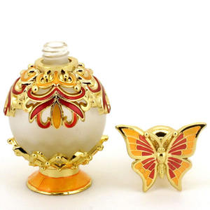 15ML Refillable Arabic <b>Perfume</b> <b>Oil</b> Bottle with Peacock Carving - Product Image 5