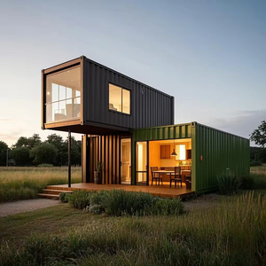 Flat Pack Portable Prefab Modular Tiny One Bedroom Luxury Steel Structure Container <b>House</b> Modern Design School Entry Solutions - Product Image 4
