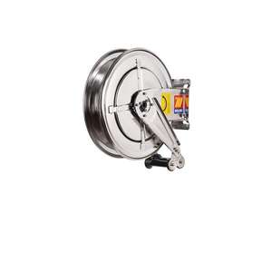 MECLUBE - 070-2213-400 Enrouleur de tuyau fixe aisi 304 fx-400 en acier inoxydable pour usage alimentaire 120 ° c 1/2 ''(sans tuyau)-EAN HOSE REELS - Product Image 1