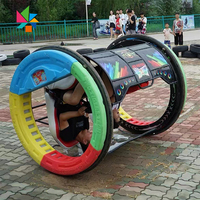 Manège de parc coloré en gros, nouvelle balançoire rotative à 360 degrés pour adultes et enfants, Happy Le bar Car