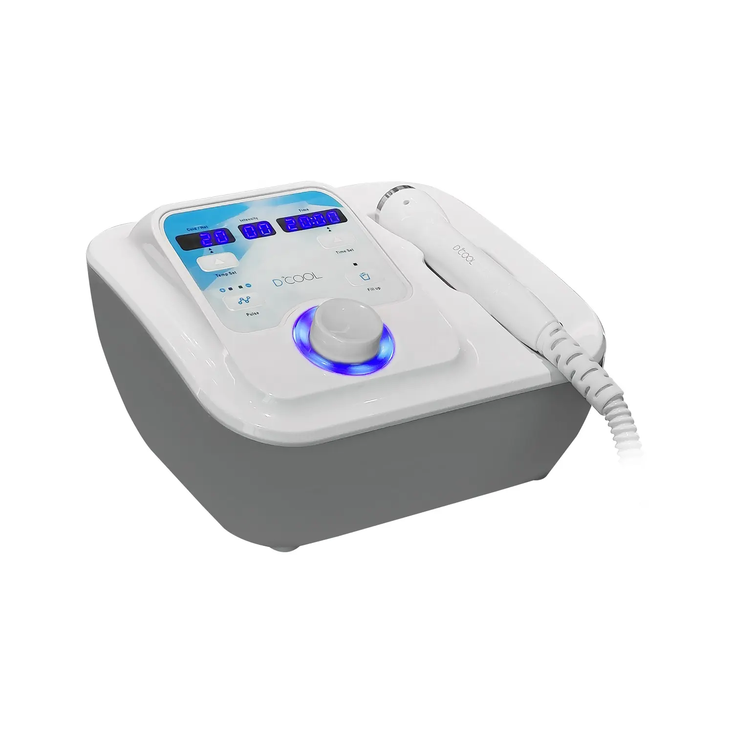 WEIYI D101 fast shipping Newest Dcool Cryo Cooling Heating System Cold and Hot Massage Facial Rejuvenation with Electroporation