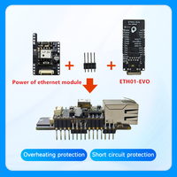 WT32ETH01 EVO esp32 WT32-ETH01 ethernet Puissance du module ethernet Basé sur le module esp32 c3 RJ45 iot Gateway pour carte esp32