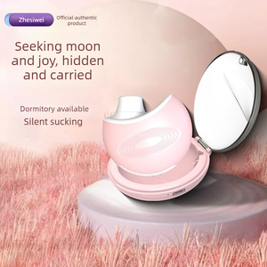 Vibrador <span class=keywords><strong>de</strong></span> Succión Clitoriana en Forma <span class=keywords><strong>de</strong></span> Luna con Succión <span class=keywords><strong>de</strong></span> Pezones y Estimulación Clitoriana para Mujeres, Venta Caliente, Juguetes Sexuales al por Mayor - Product Image 2