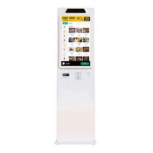 Best Selling 23.6'' 32'' Curved Touch Screen Receipt <b>Printer</b> Face Camera Nfc Card Reader Barcode <b>Scanner</b> Retail Kiosk for Sale - Product Image 2