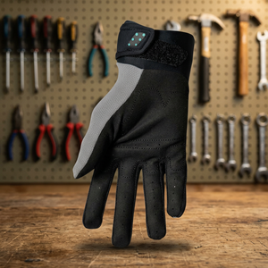 Guantes Deportivos para Ciclismo, Negros y Grises, de PU, con Pantalla Táctil, Largos hasta la Muñeca, para Primavera y Verano - Product Image 6