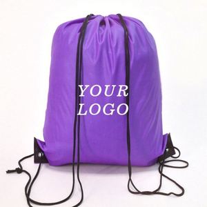 Sac à dos en polyester à cordon de serrage pour le sport (football, basketball) et l'école – Vente directe usine - Product Image 4