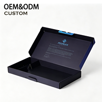 Boîte d'expédition pliable en carton ondulé personnalisée, imprimée en couleur, avec insert en carton, durable, pour le commerce électronique, portable et réutilisable
