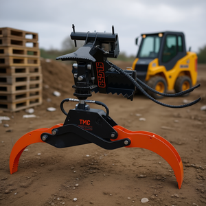 Garra Giratoria TMC de 59 Pulgadas de Apertura, Capacidad de 1500 Libras, Accesorio Hidráulico para Minicargadora - Product Image 2