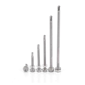 Bibo Yaente Factory High Strength 410 Ss Hex Head Self-drilling Tapping Screws - Drill Tail <b>Fasteners</b> for Color Steel Sheet - Product Image 5